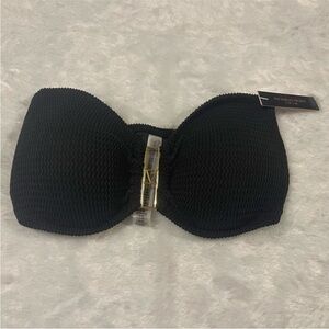Victoria's Secret Black Textured Bandeau
